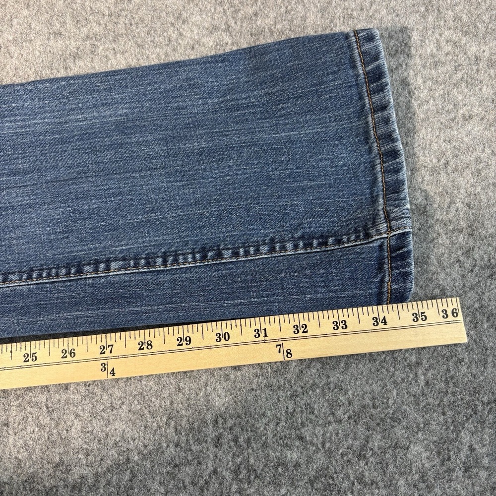 Wrangler Q Baby Bootcut Jeans Women's 7/8 x 36 (Fits 32x34.5) Riding Western - Picture 13 of 15